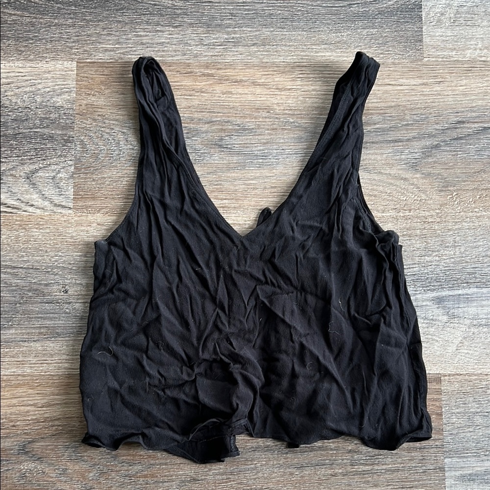 (8) Aritzia Wilfred Black Sleeveless Top